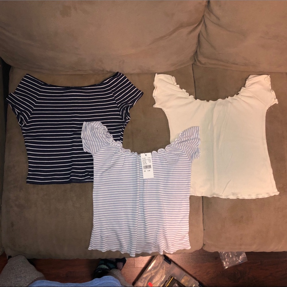 Bundle of Brandy Off the Shoulder Tops